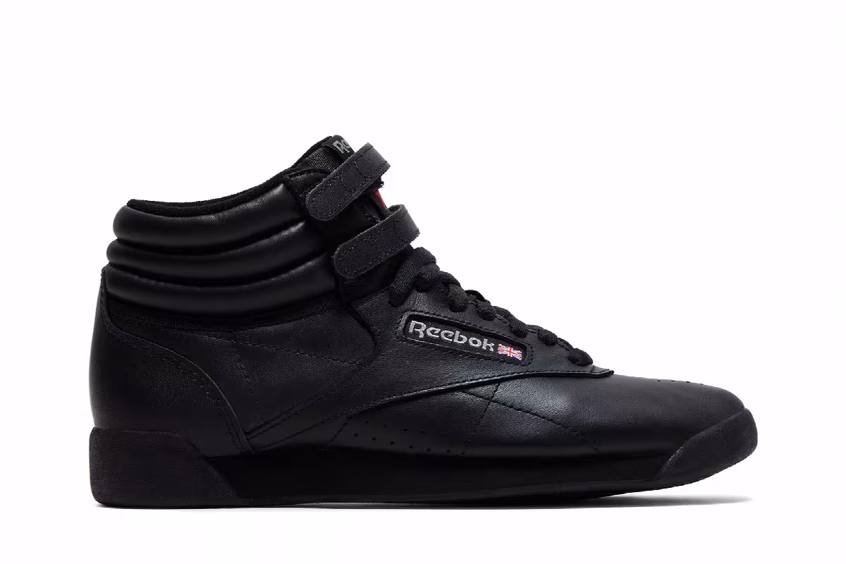 Reebok Women's Freestyle High Triple Black, view 2