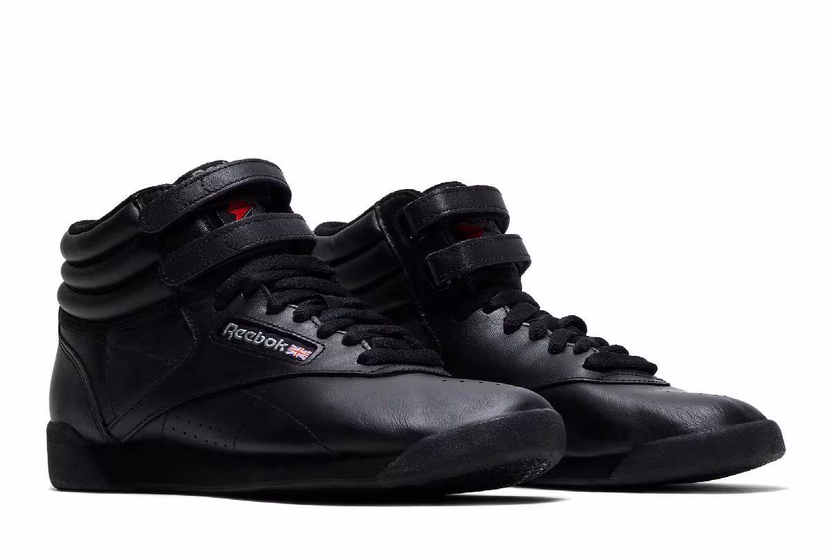 Reebok Women's Freestyle High Triple Black, view 9