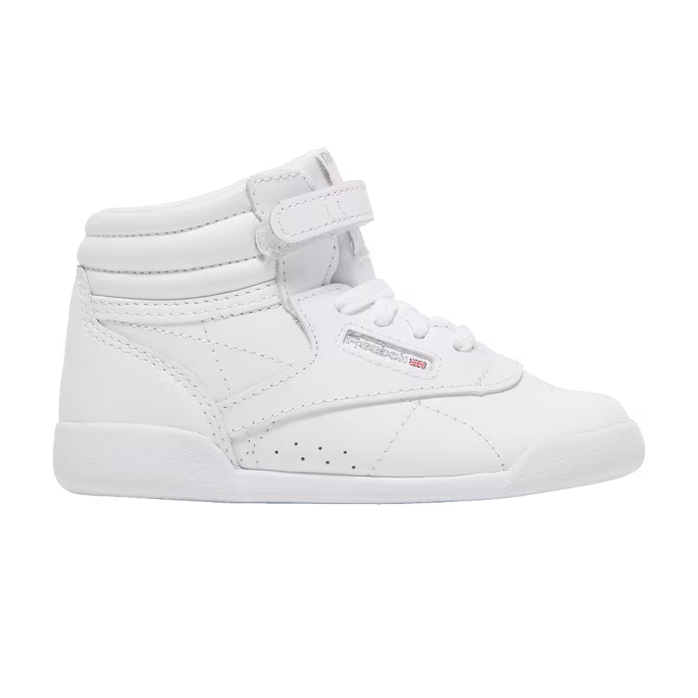Reebok Freestyle High Toddler Triple White