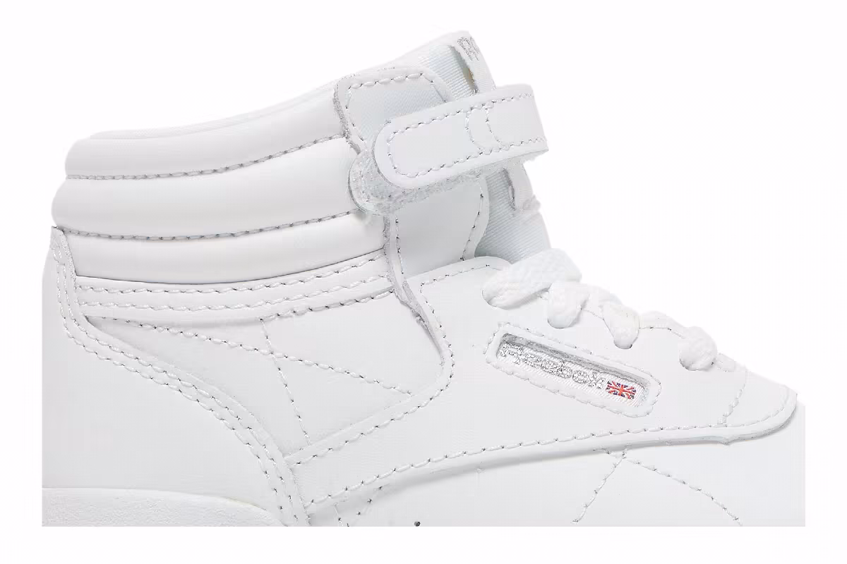 Reebok Freestyle High Toddler Triple White, view 3