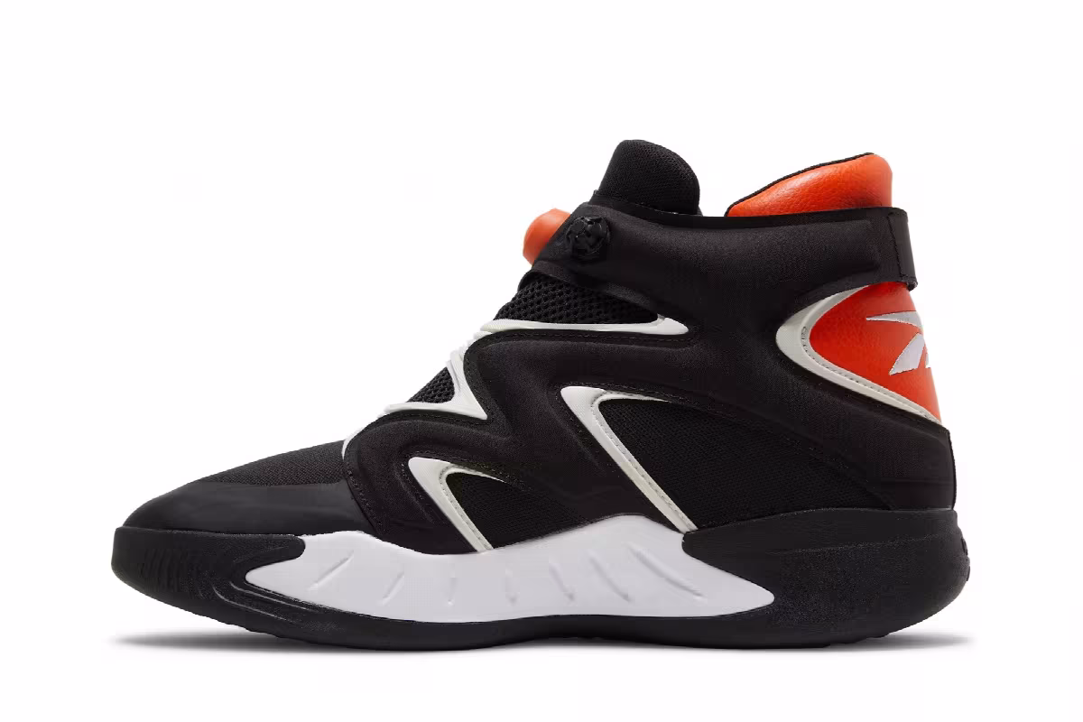 Reebok InstaPump Fury Zone Black White, view 4