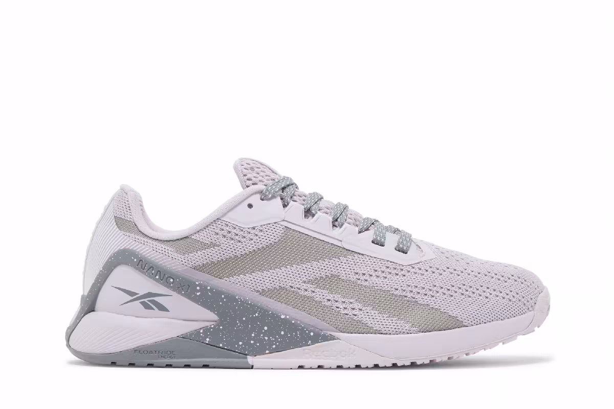Reebok Women's Nano X1 Quartz Glow Pure Grey, view 2