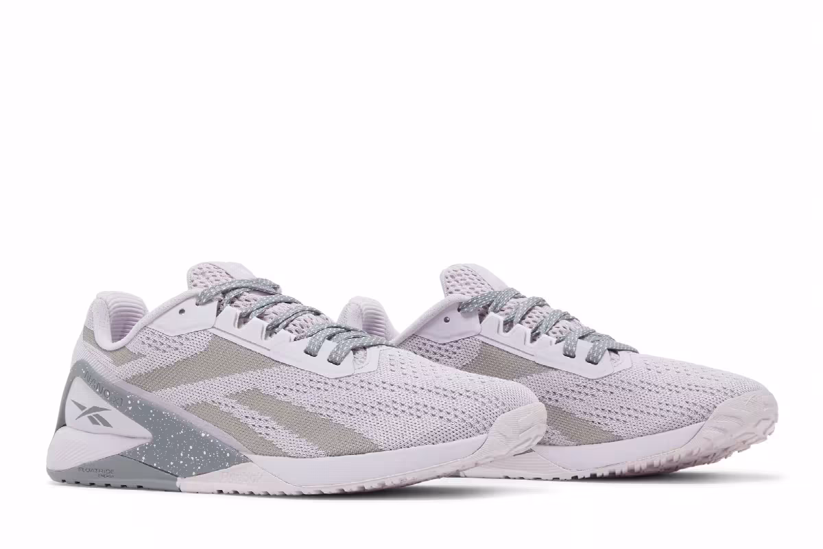 Reebok Women's Nano X1 Quartz Glow Pure Grey, view 9
