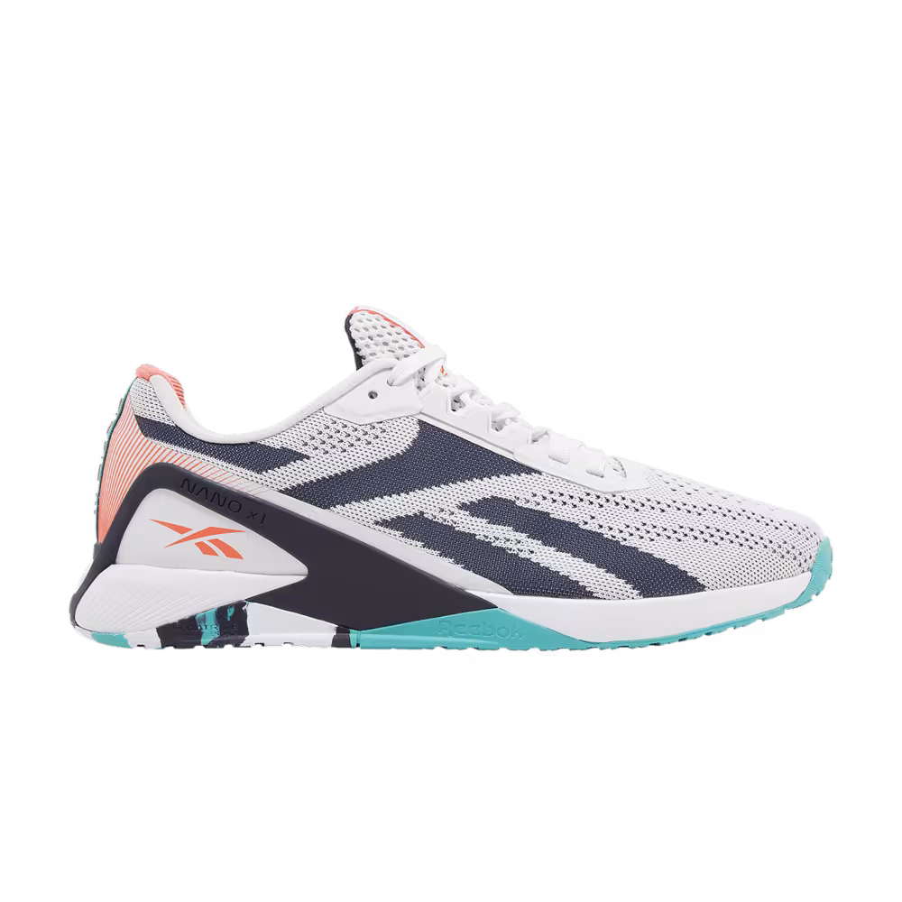 Reebok Nano X1 White Navy Teal