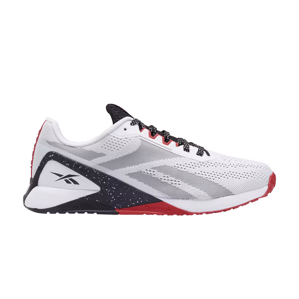 Reebok Nano X1 White Black Vector Red