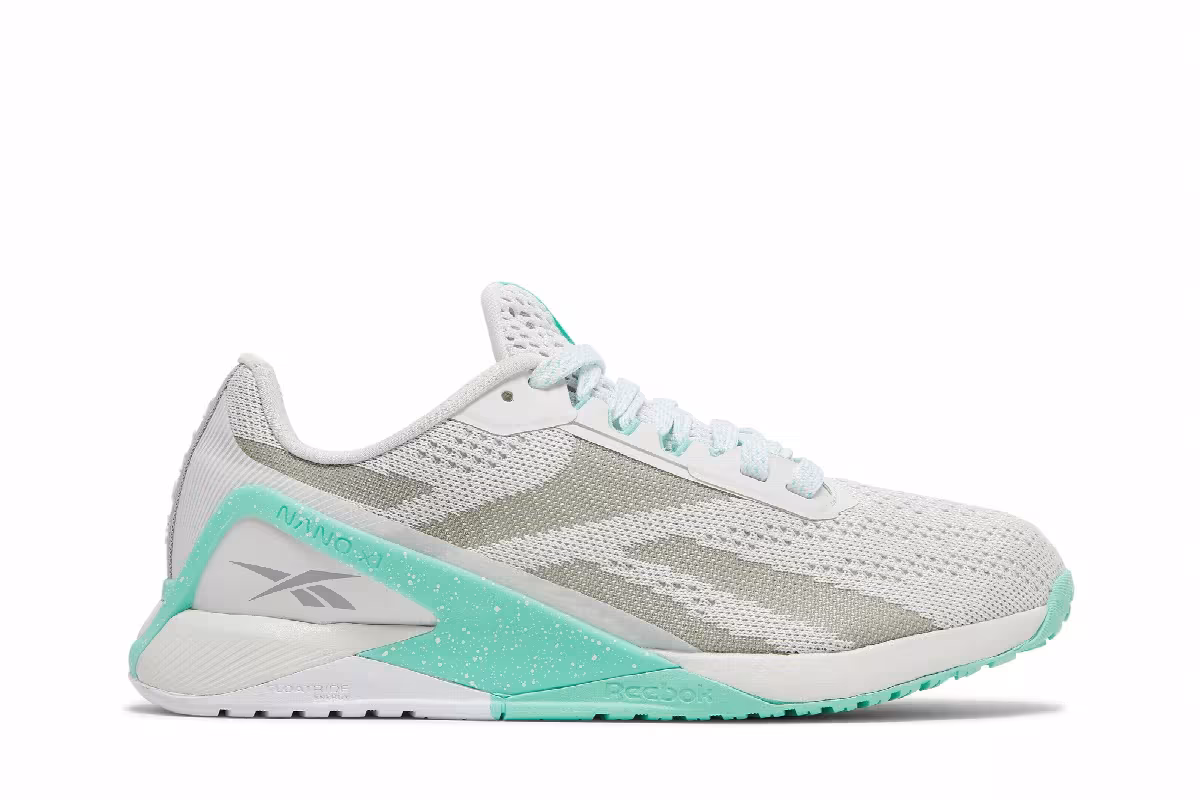 Reebok Women's Nano X1 Pure Grey Hint Mint, view 2