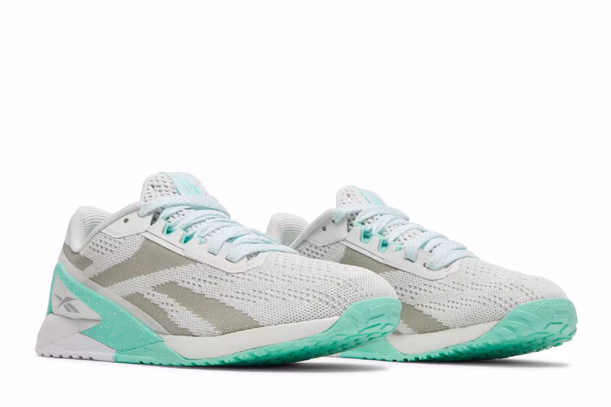 Reebok Women's Nano X1 Pure Grey Hint Mint, view 9