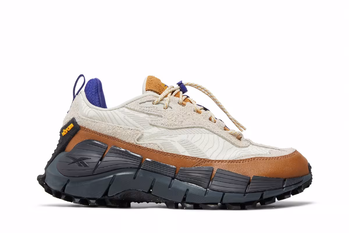 Reebok Zig Kinetica 2.5 Edge Chalk Wild Brown, view 2