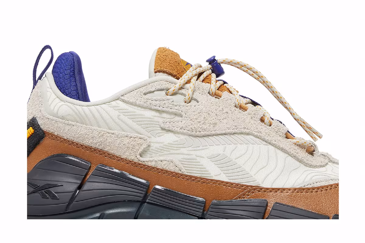 Reebok Zig Kinetica 2.5 Edge Chalk Wild Brown, view 3