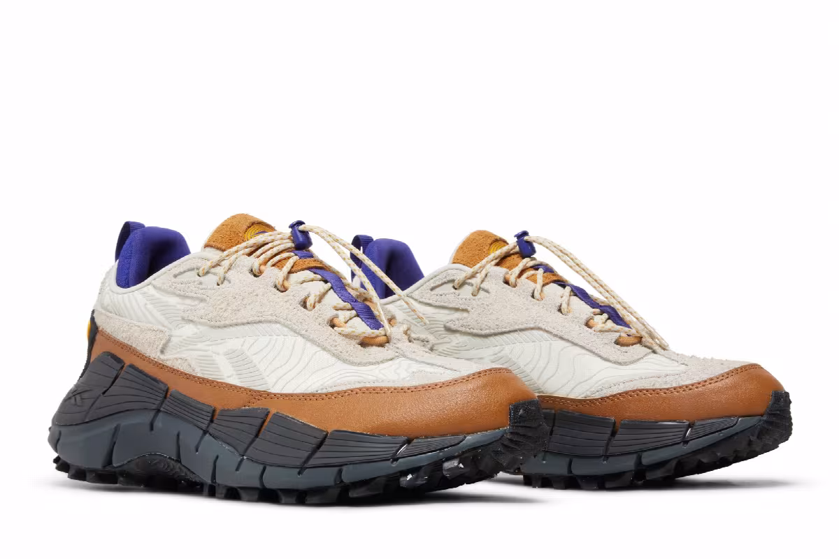 Reebok Zig Kinetica 2.5 Edge Chalk Wild Brown, view 9