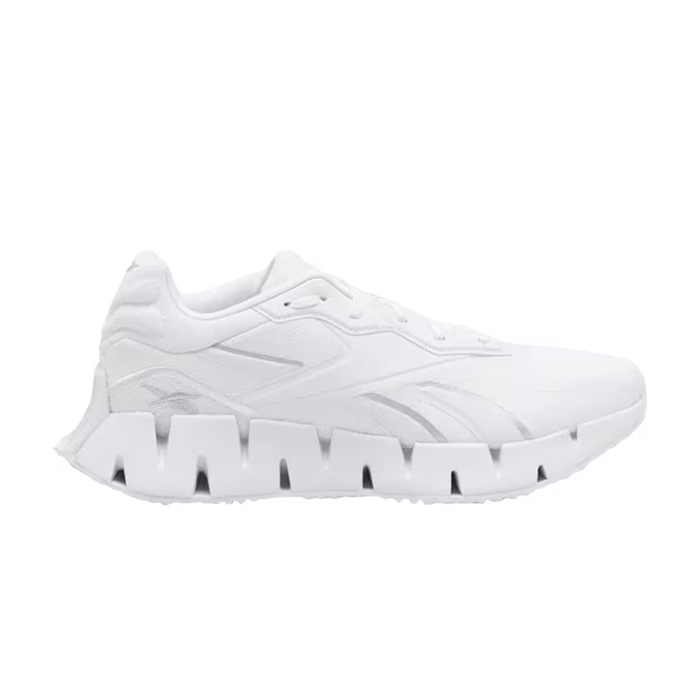 Reebok Women's Zig Dynamica 4 White Silver Metallic