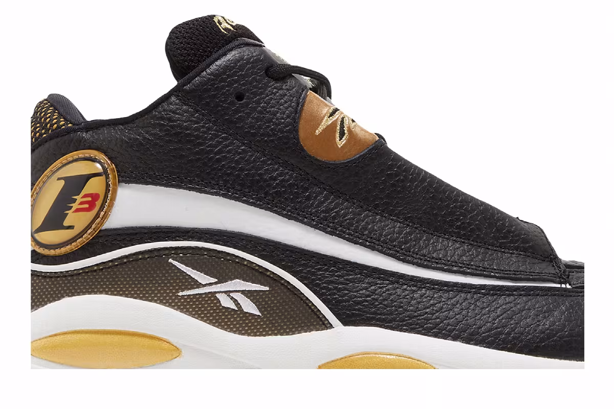Reebok The Answer DMX Black White Gold 2022, view 3