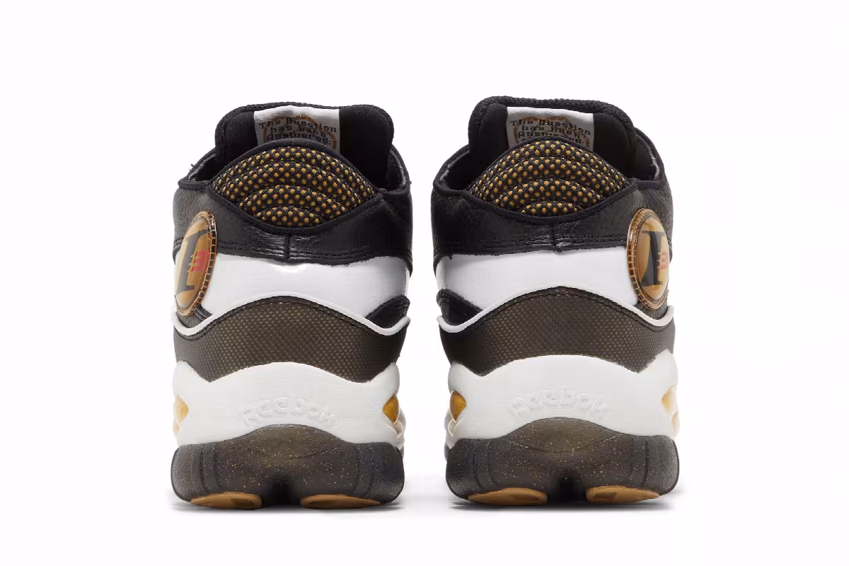 Reebok The Answer DMX Black White Gold 2022, view 7