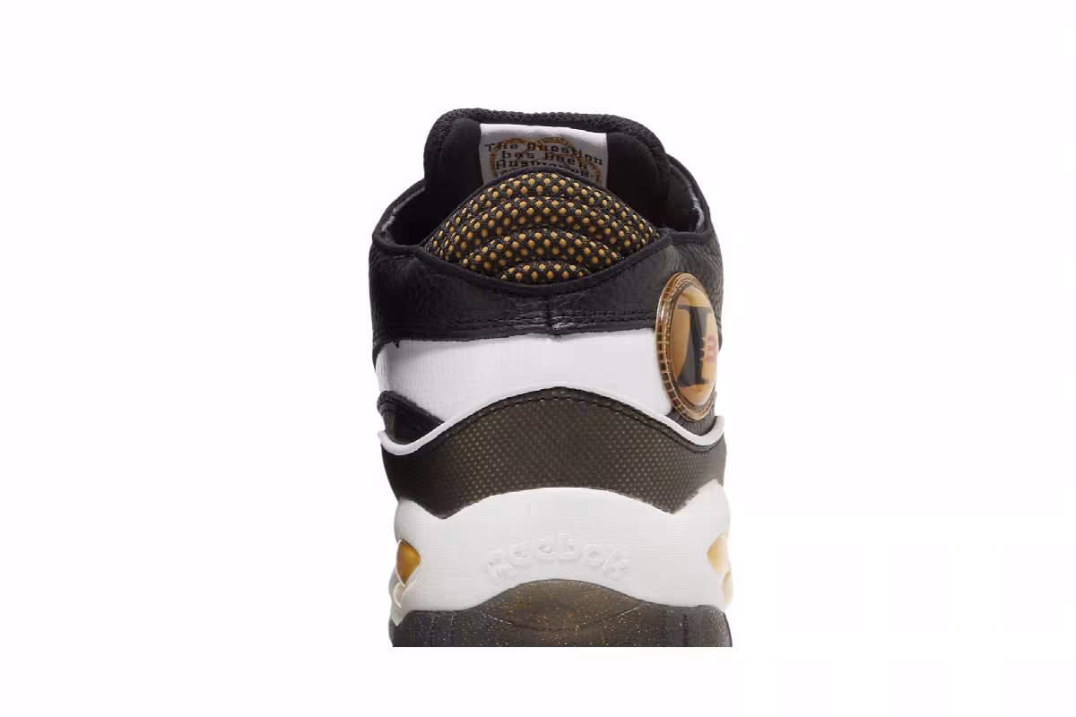 Reebok The Answer DMX Black White Gold 2022, view 8