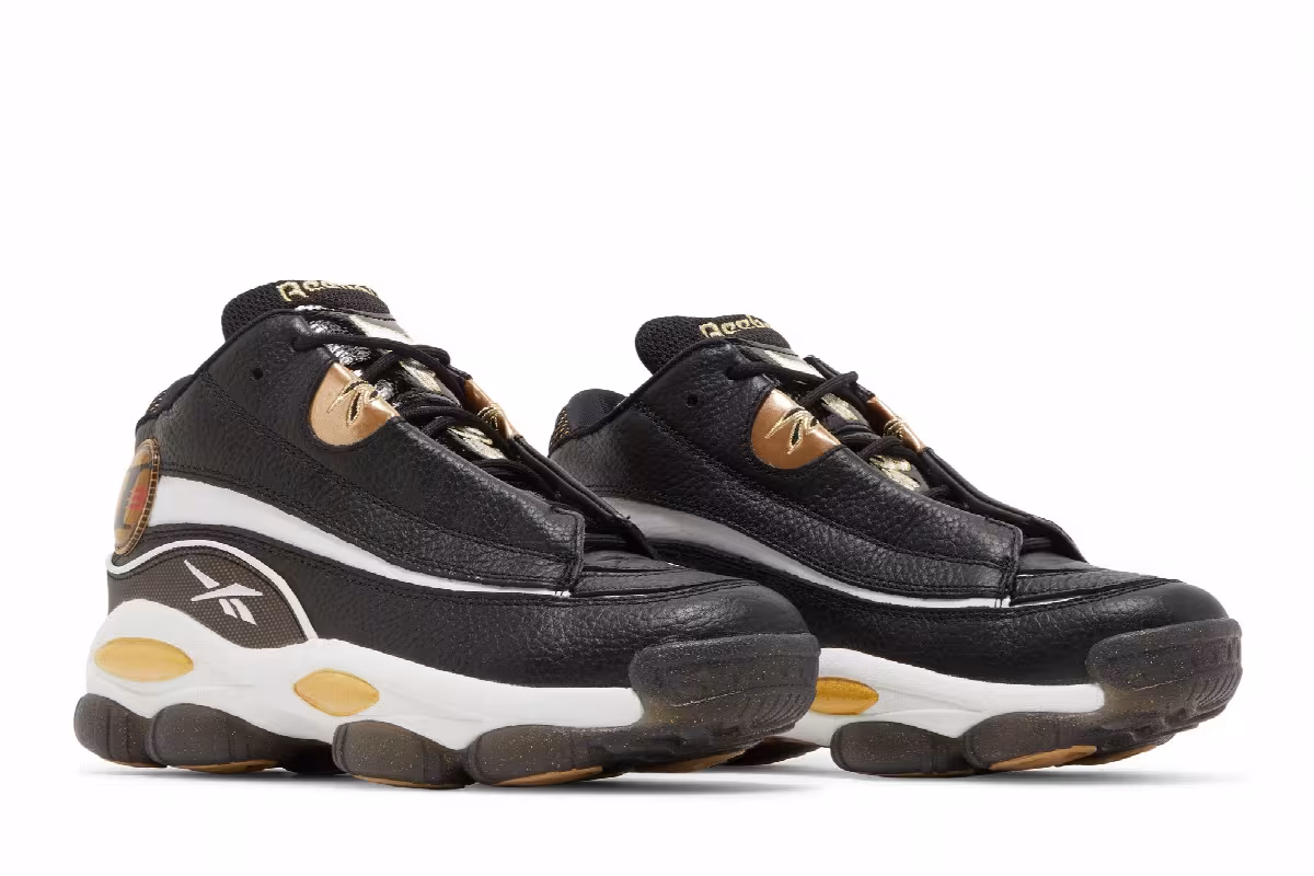Reebok The Answer DMX Black White Gold 2022, view 9