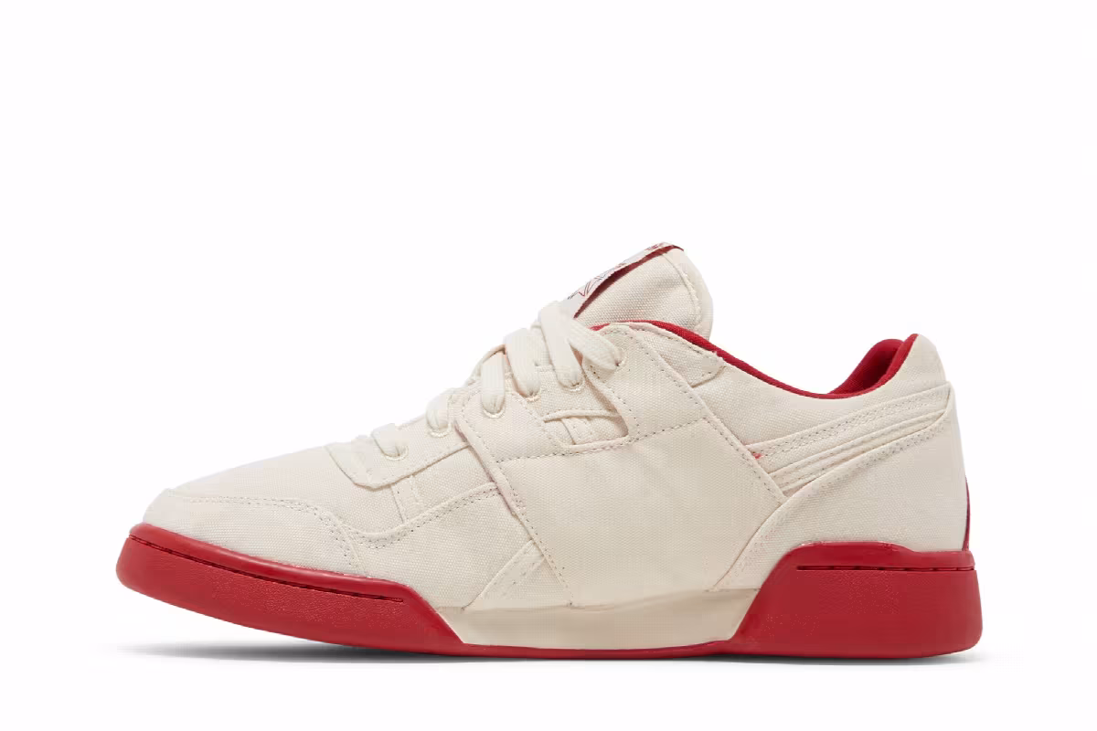Reebok Workout Plus Chalk Flash Red, view 4