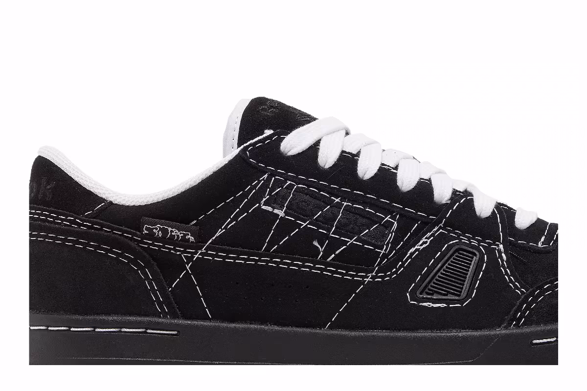 Sneeze x Reebok LT Court Black White, view 3