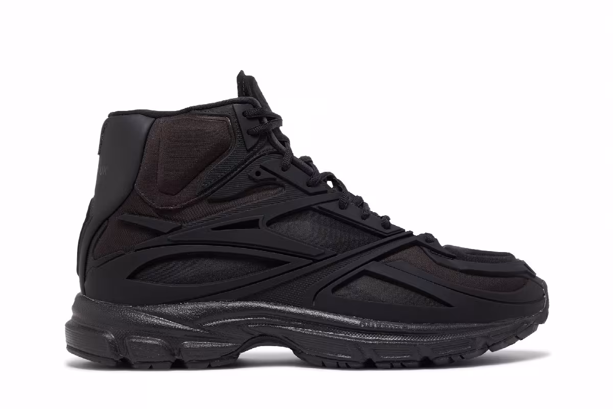 Reebok Kanghyuk x Premier Road Modern Mid Triple Black, view 2