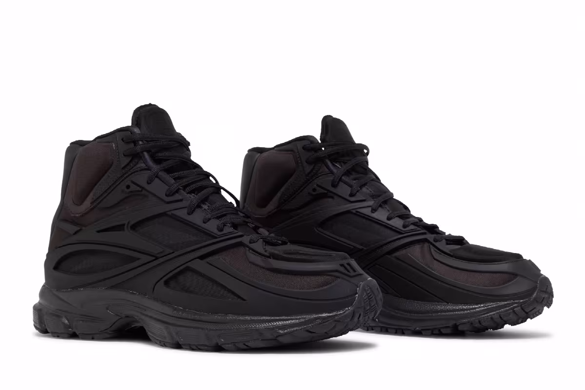 Reebok Kanghyuk x Premier Road Modern Mid Triple Black, view 9