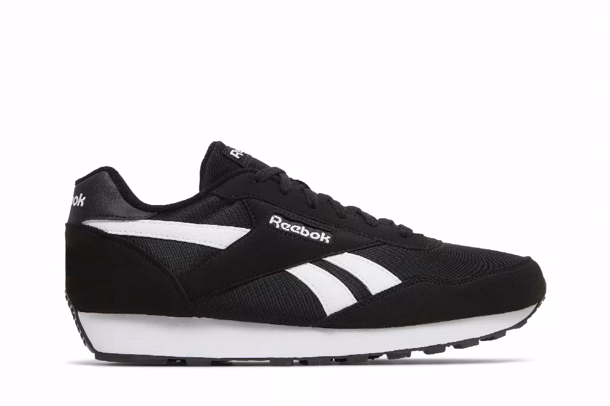 Reebok Rewind Run Black White, view 2