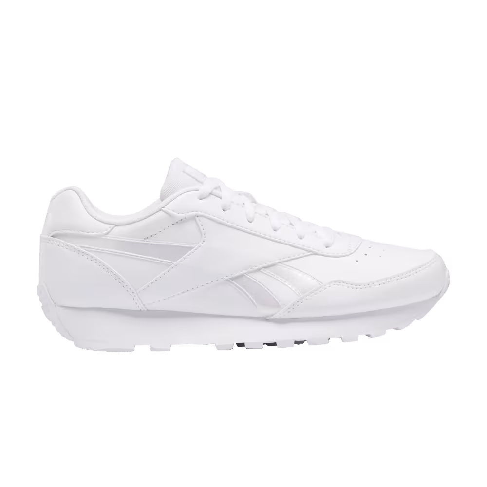 Reebok Women's Rewind Run White Porcelain Pink
