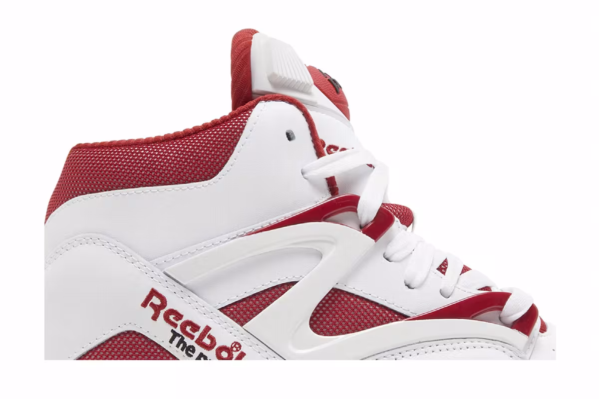 Reebok Pump Omni Zone 2 White Red, view 3