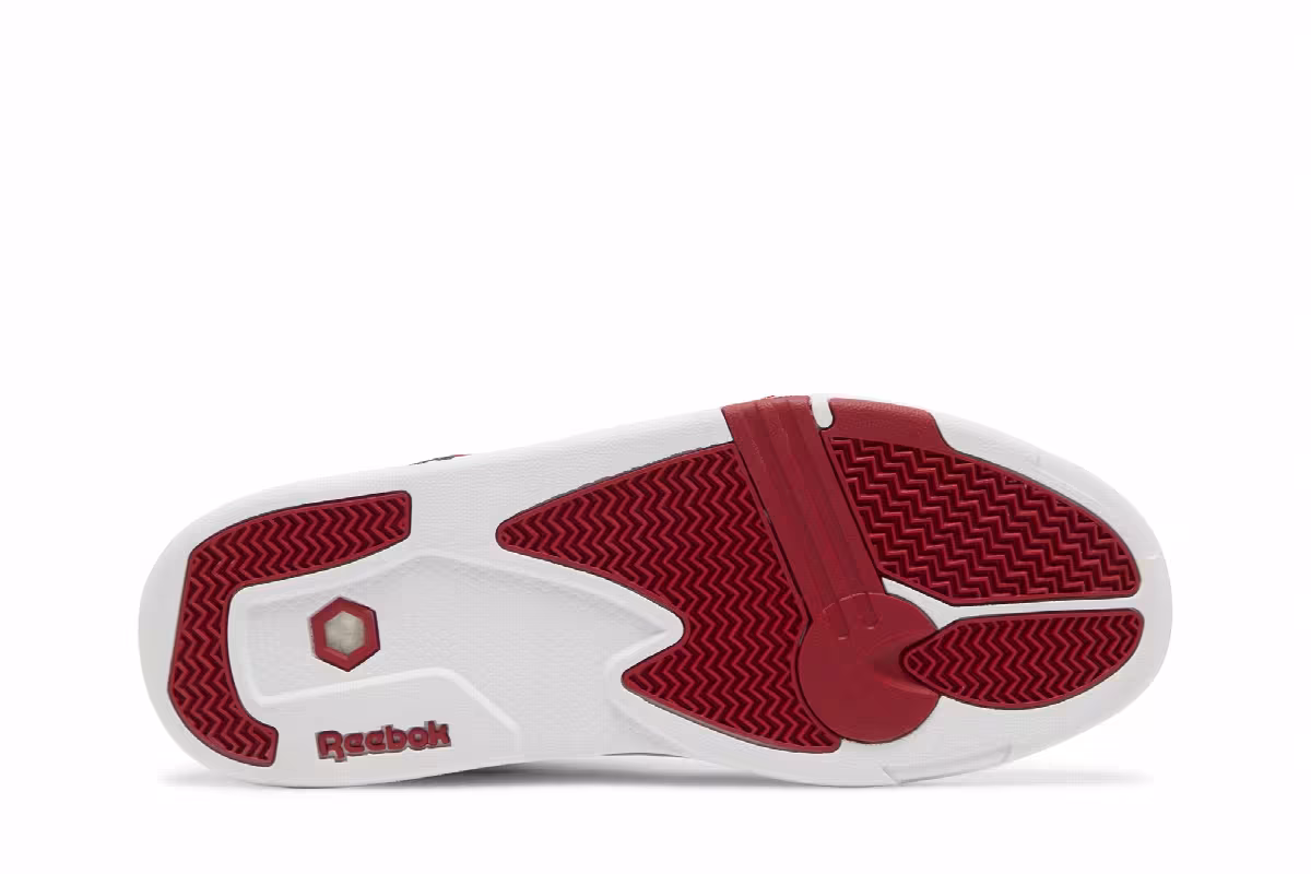 Reebok Pump Omni Zone 2 White Red, view 5
