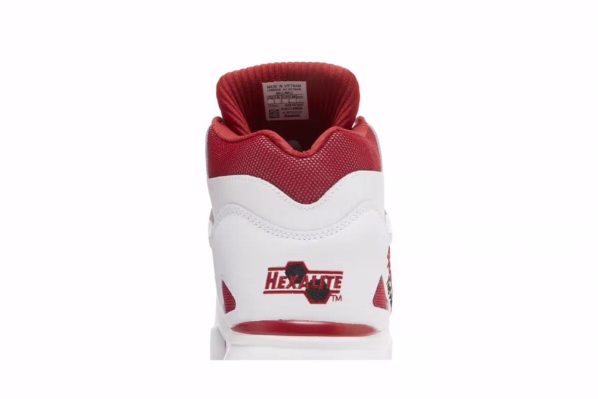Reebok Pump Omni Zone 2 White Red, view 8