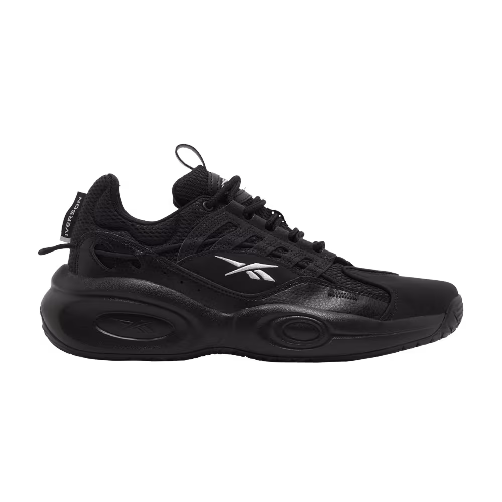 Reebok Solution Mid Black Silver Metallic