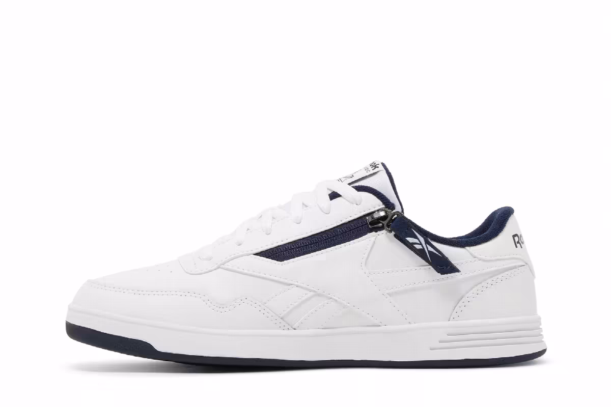 Reebok Club MEMT Parafit 4e Wide White Vector Navy, view 4