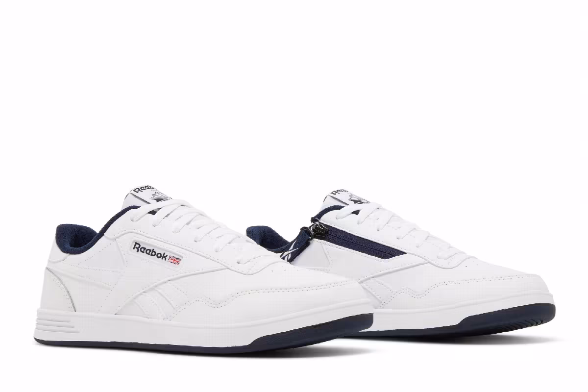Reebok Club MEMT Parafit 4e Wide White Vector Navy, view 9
