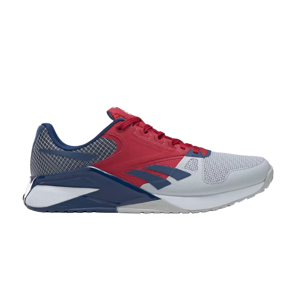 Reebok Nano 6000 Pure Grey Flash Red Batik Blue