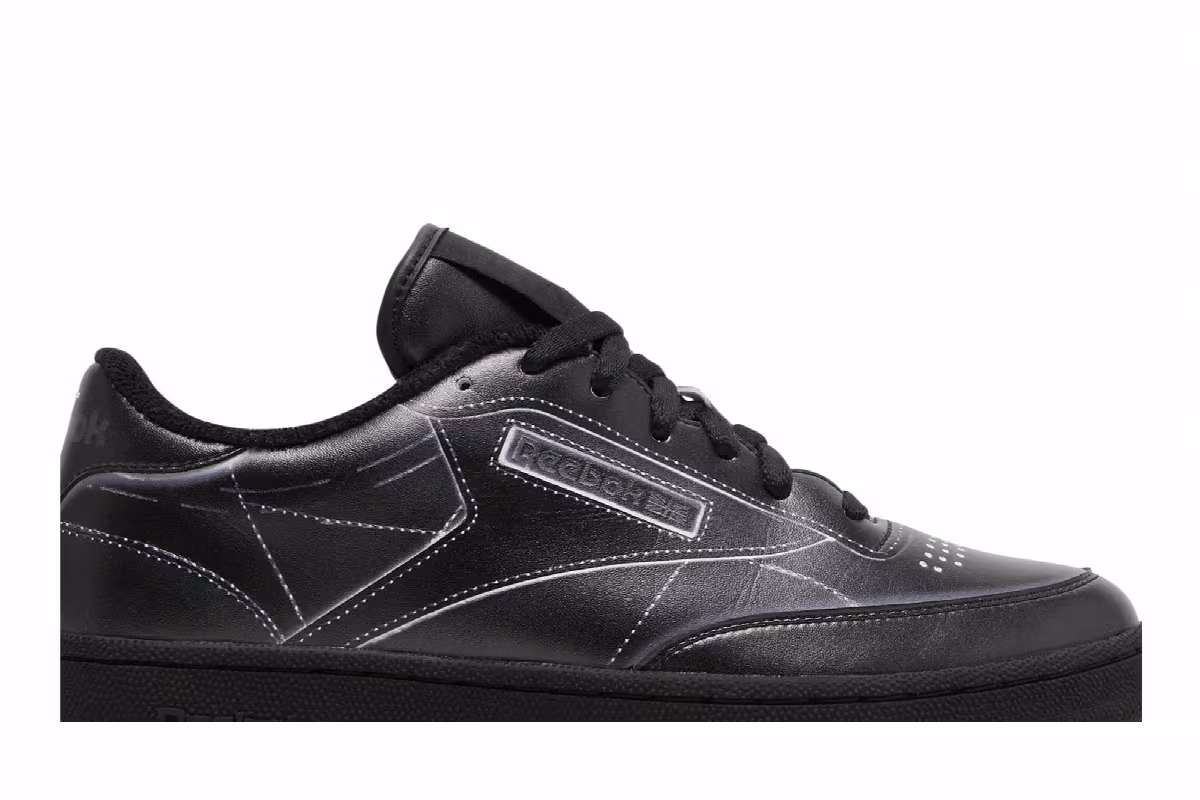 Maison Margiela x Reebok Club C Black, view 3