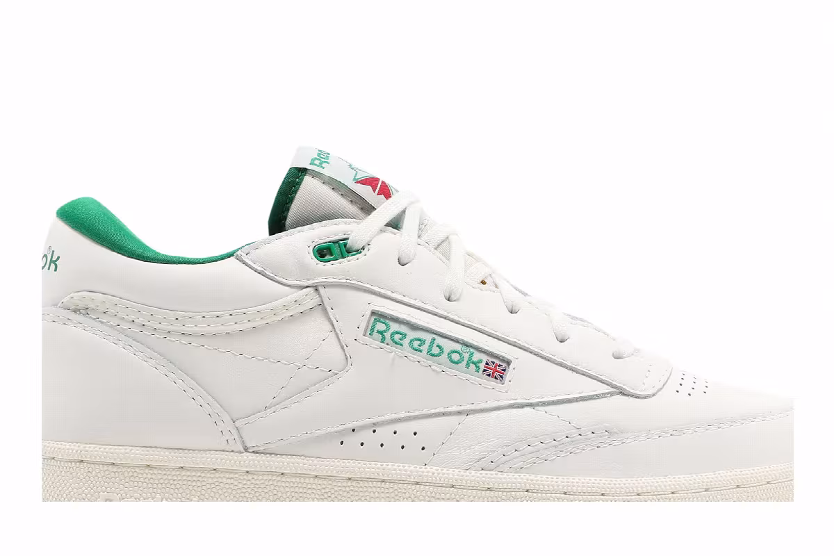 Reebok Club C Mid 2 Vintage Chalk Glen Green, view 3