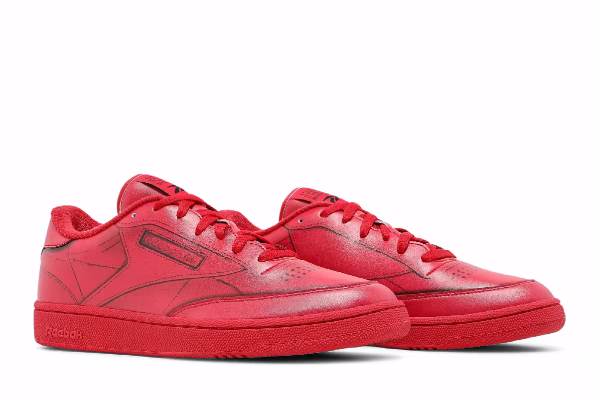 Maison Margiela x Reebok Club C Vector Red, view 9