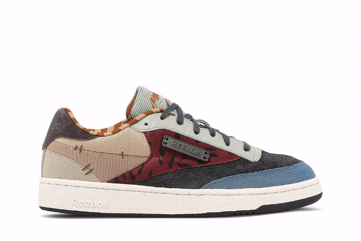 Kung Fu Panda x Reebok Club C 85 Patchwork, view 2