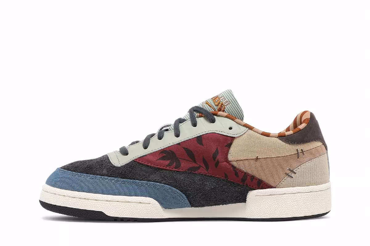 Kung Fu Panda x Reebok Club C 85 Patchwork, view 4