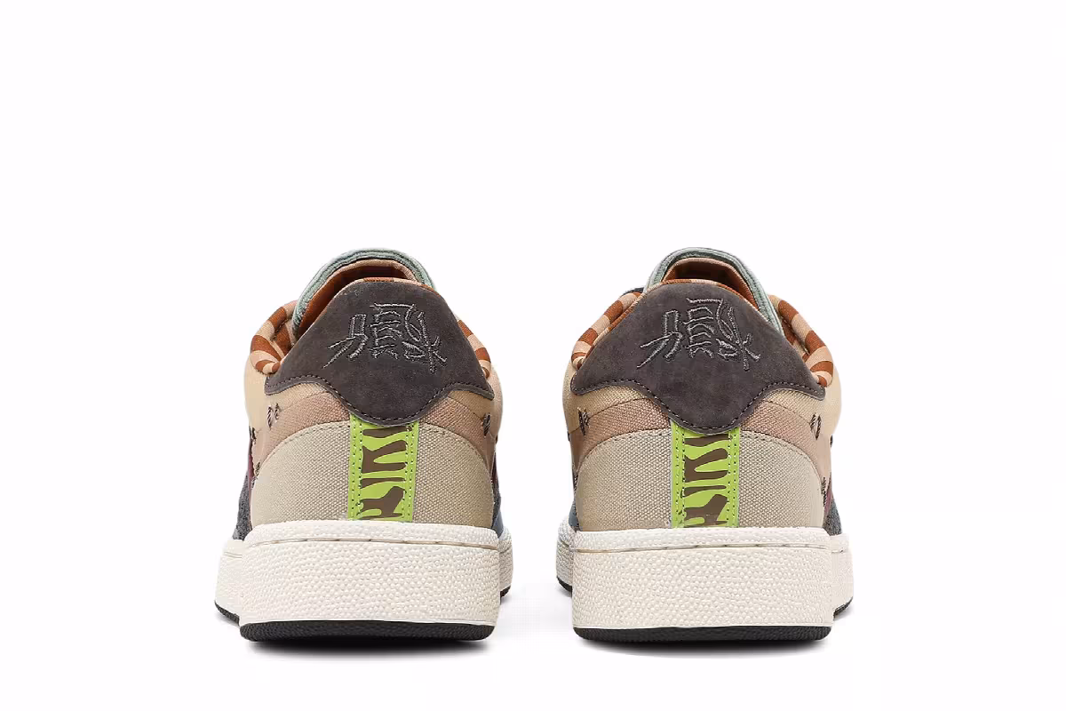 Kung Fu Panda x Reebok Club C 85 Patchwork, view 7