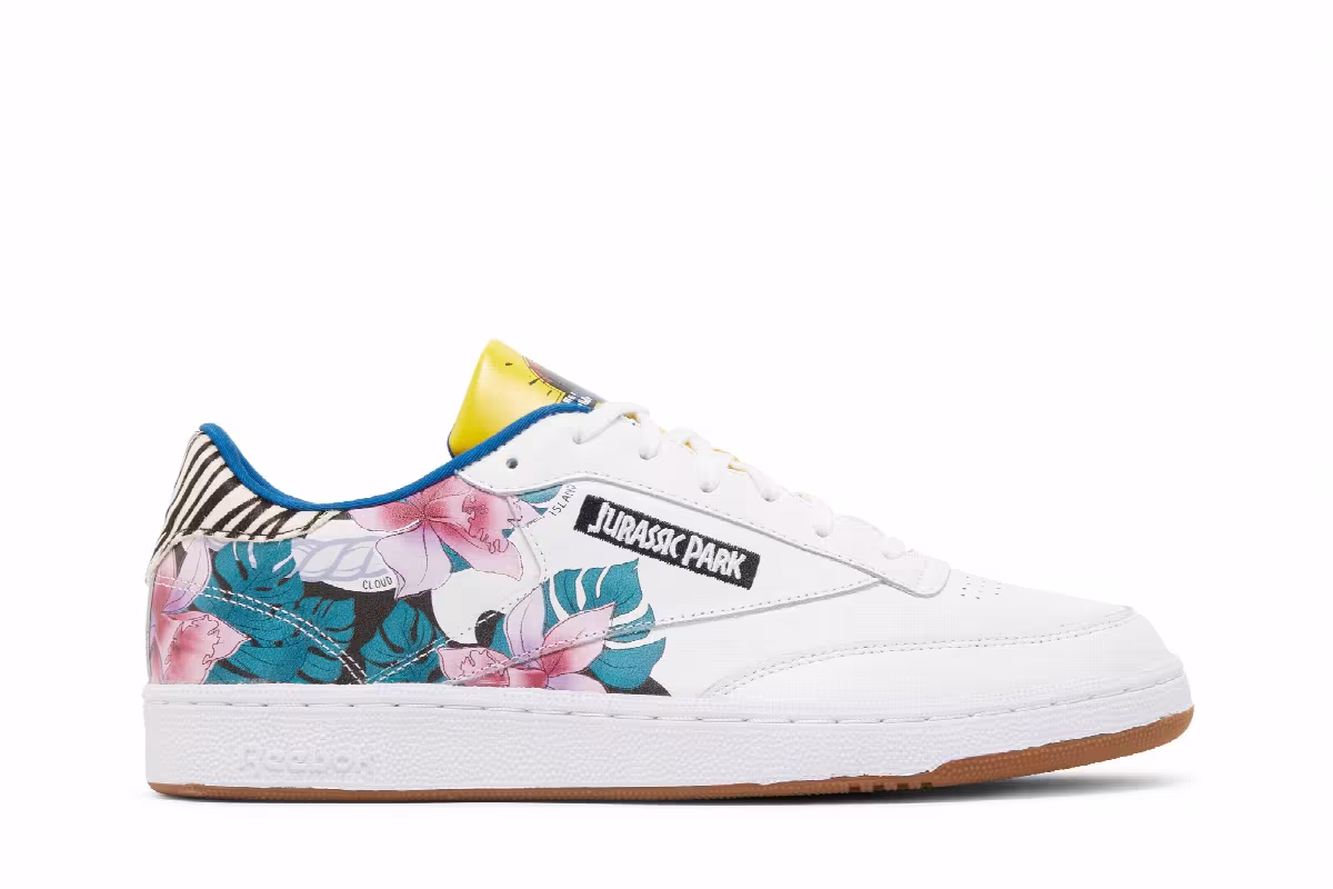 Jurassic Park x Reebok Club C 85 Dennis Nedry, view 2