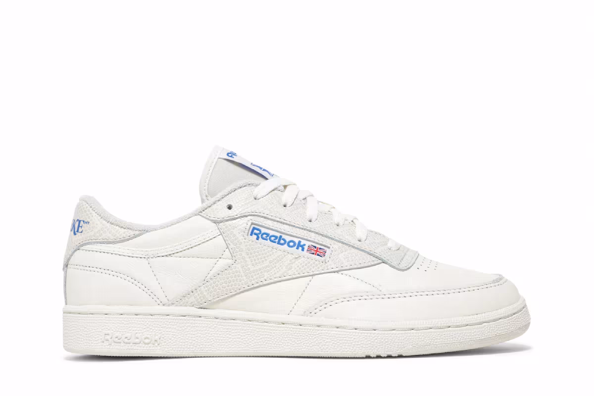 Awake NY x Reebok Club C 85 White Snakeskin, view 2