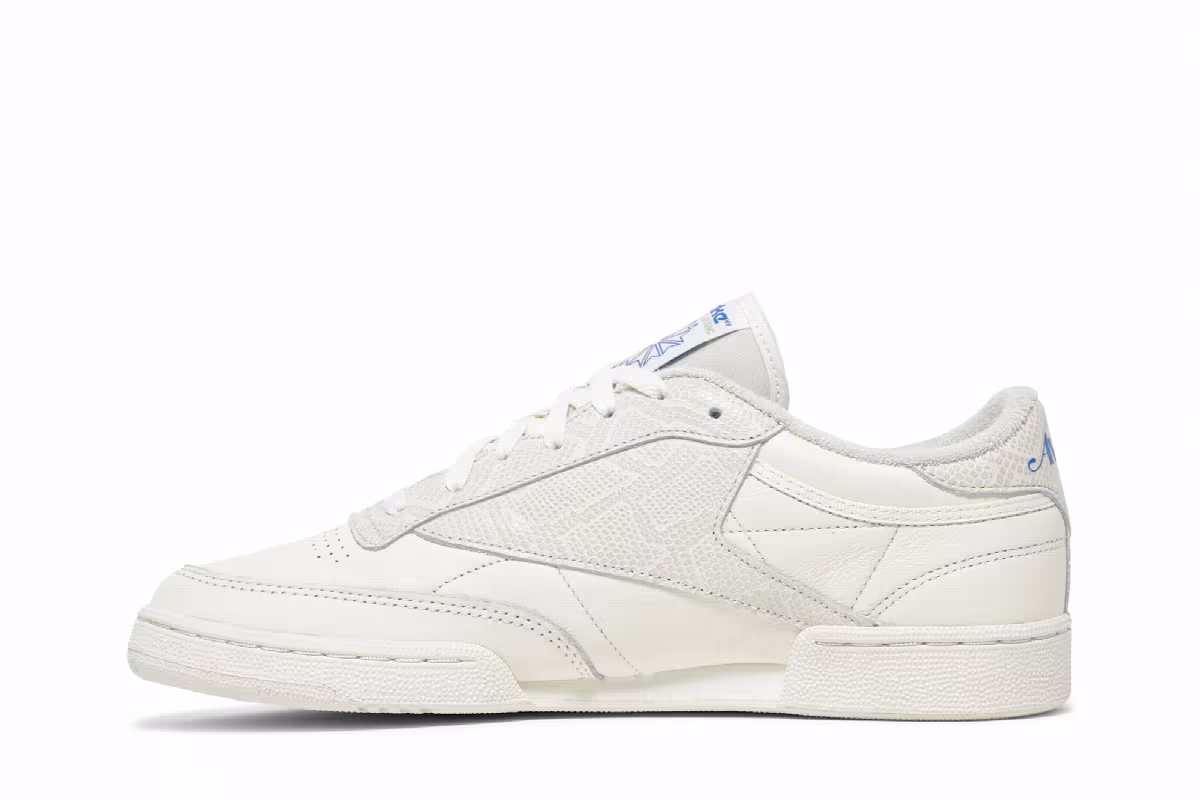 Awake NY x Reebok Club C 85 White Snakeskin, view 4