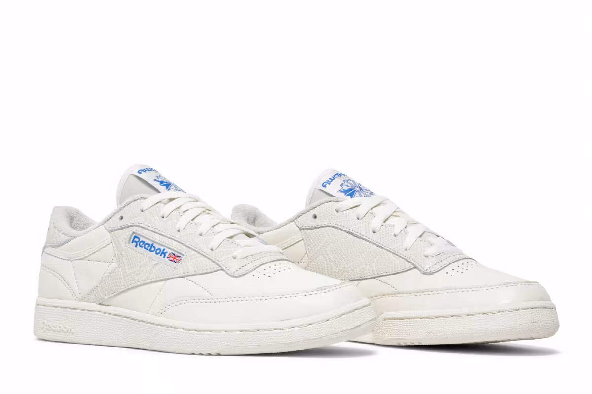 Awake NY x Reebok Club C 85 White Snakeskin, view 9