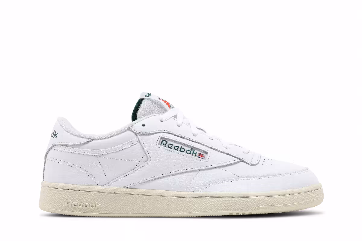 Reebok Club C 85 Footwear White Dark Green, view 2