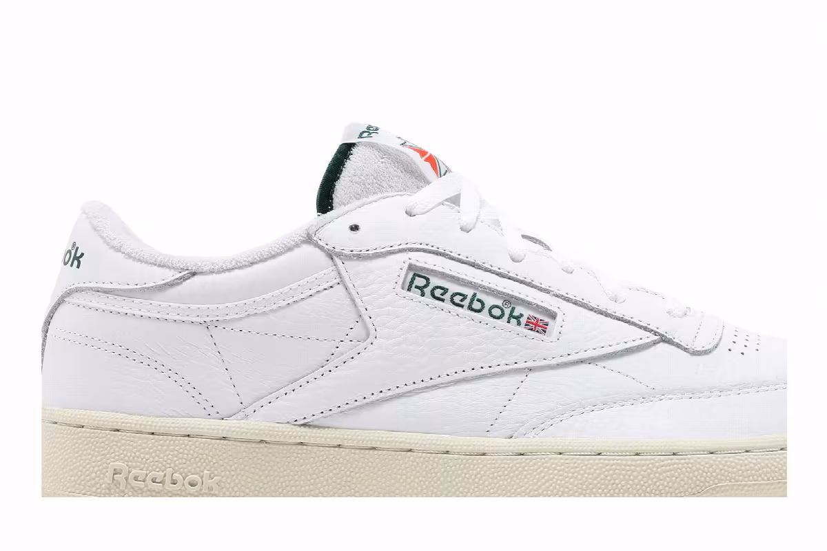 Reebok Club C 85 Footwear White Dark Green, view 3