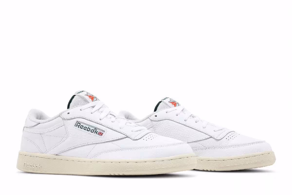 Reebok Club C 85 Footwear White Dark Green, view 9