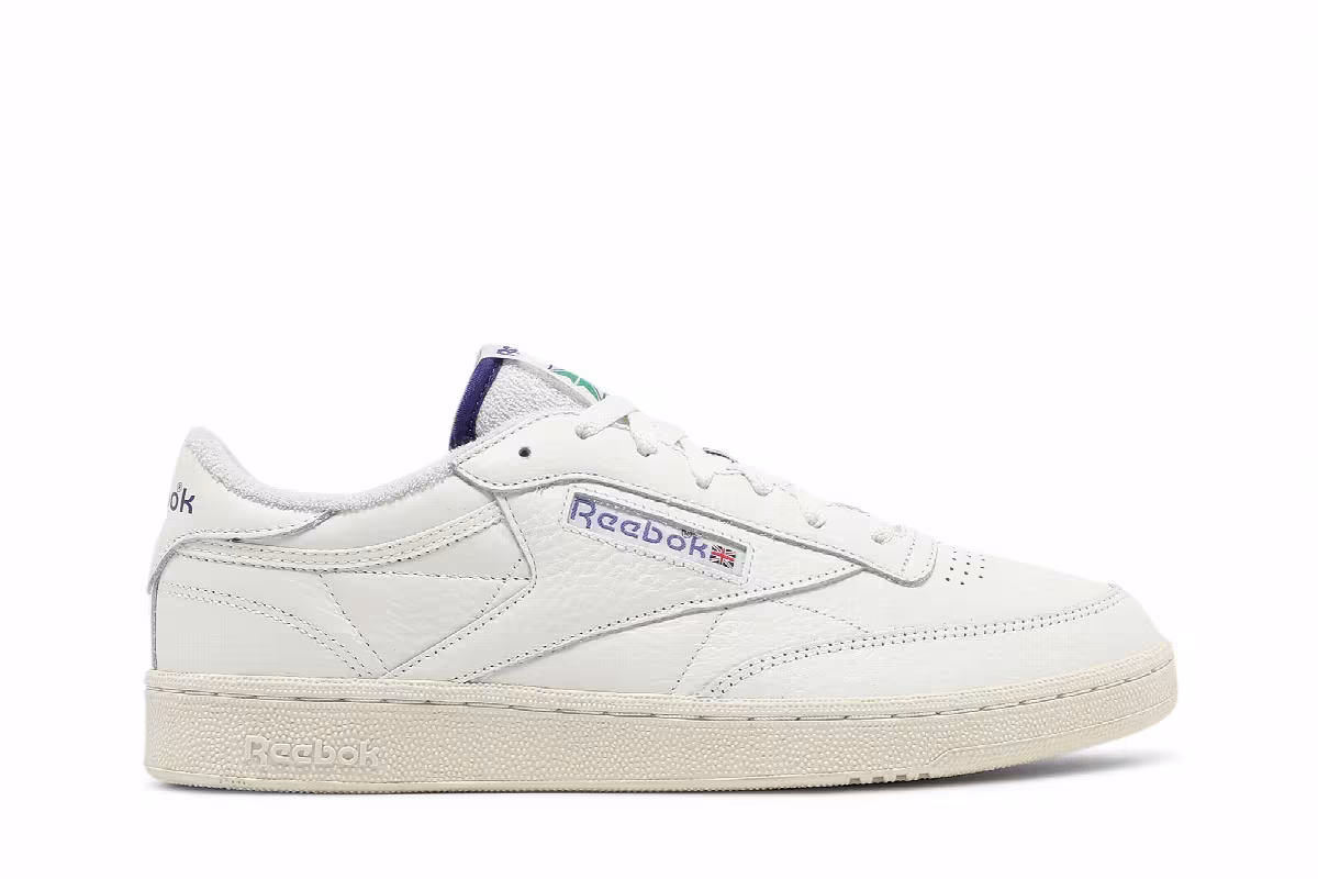 Reebok Club C 85 Chalk Bold Purple, view 2