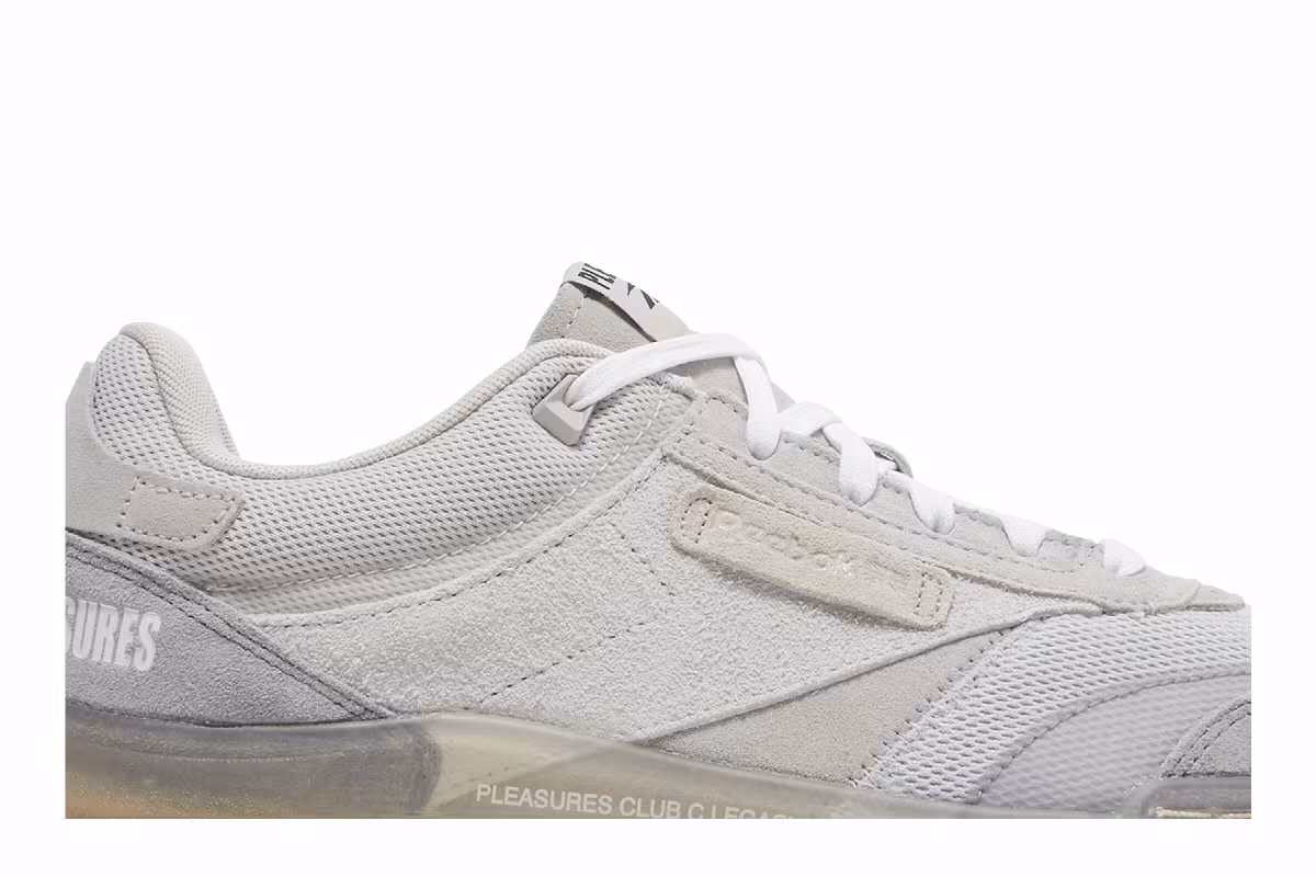 Pleasures x Reebok Club C Legacy Pure Grey, view 3