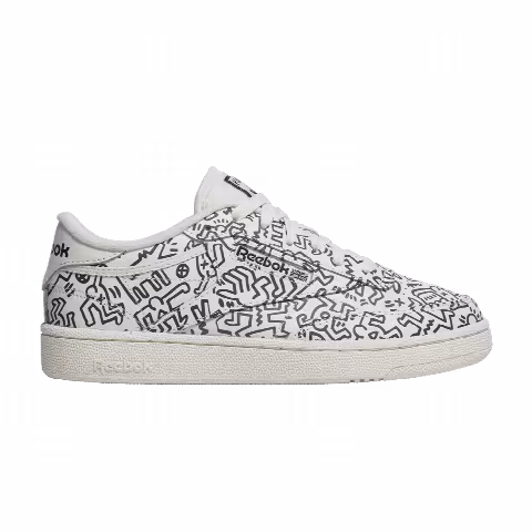 Keith Haring x Reebok Club C 'Dancing Figures Allover Print'