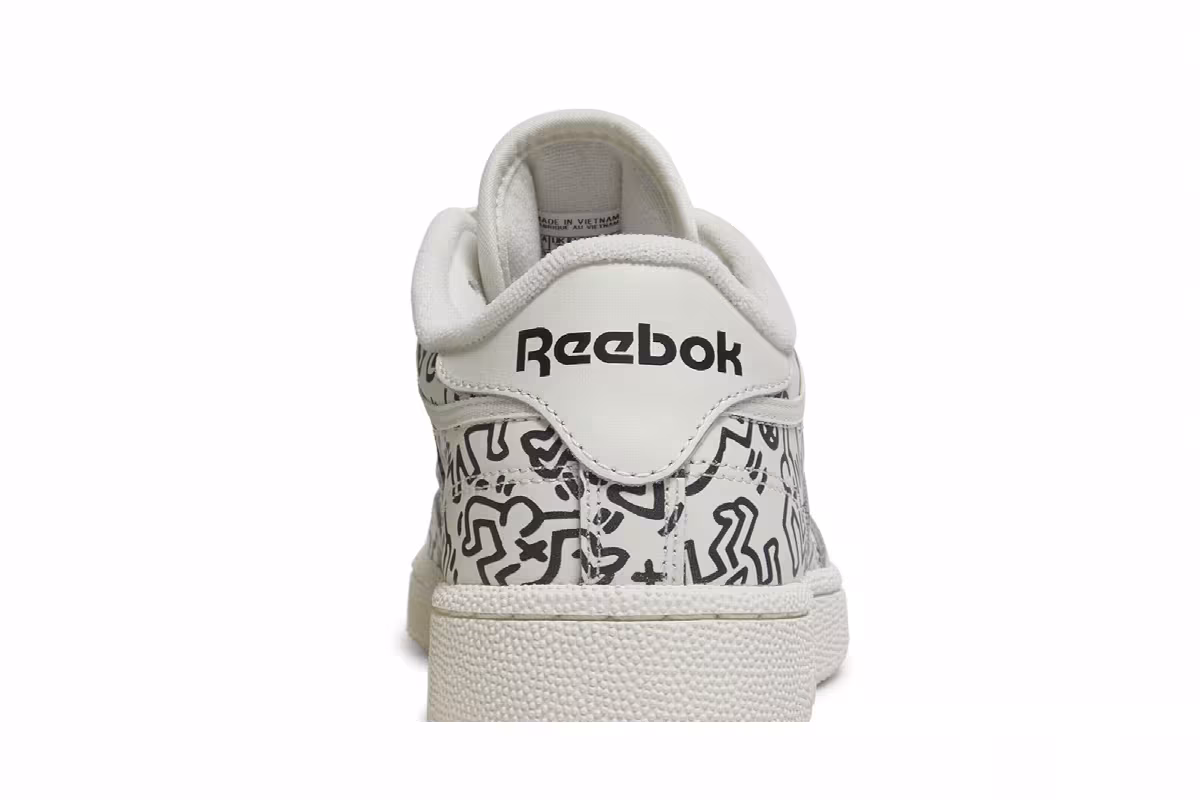 Keith Haring x Reebok Club C Dancing Figures Allover Print, view 8