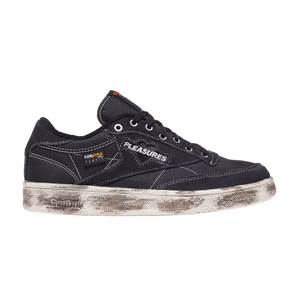 Pleasures x Reebok Club C 85 Black Chalk